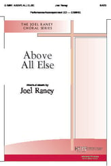 Above All Else SATB choral sheet music cover